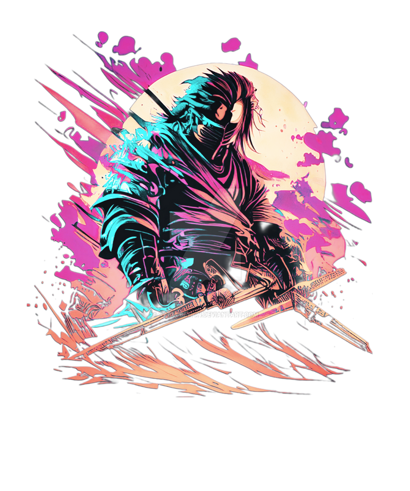Japanese Samurai traditional Katana Japan Manga Wa by sytacdesign on