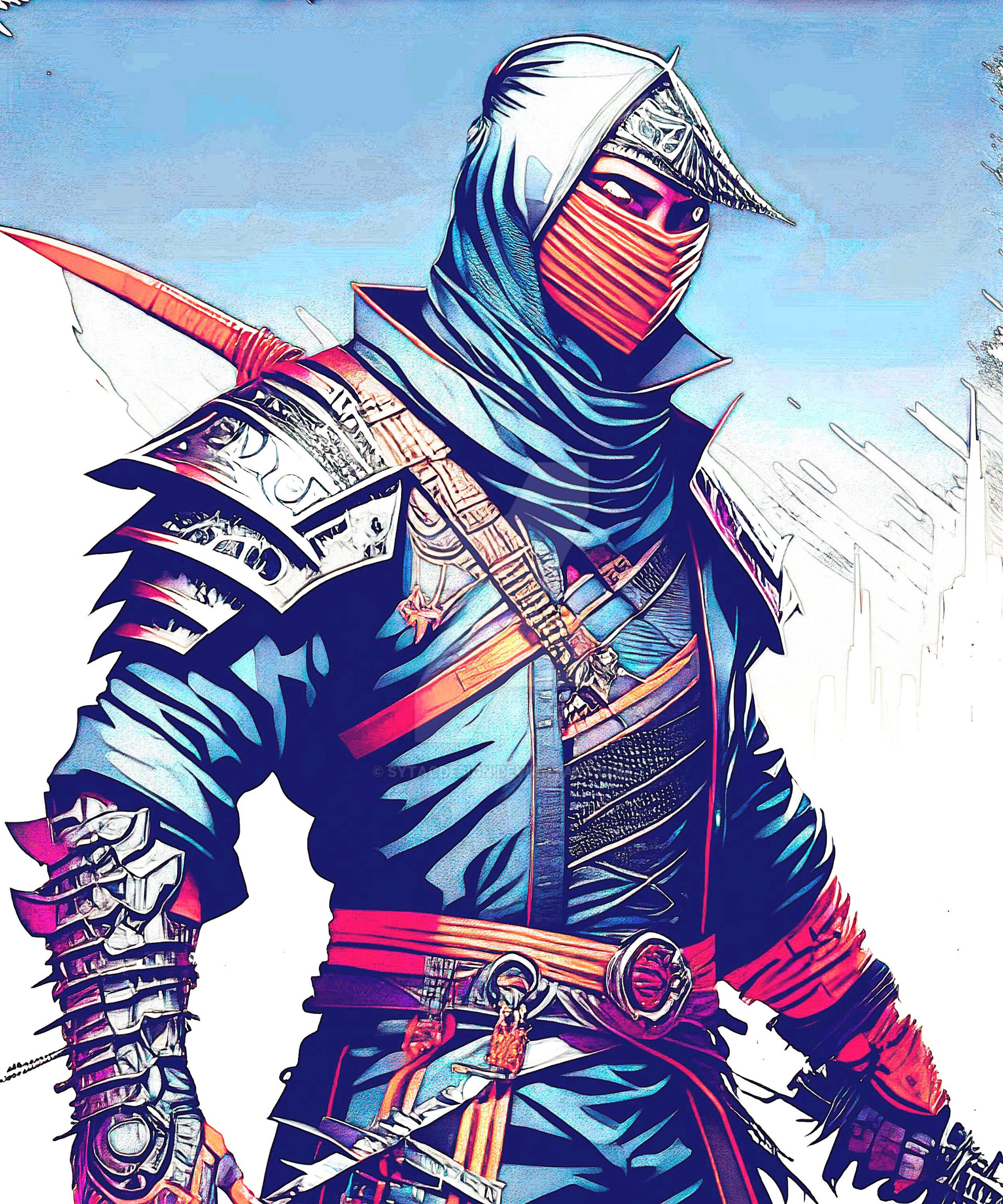 concept Samurai shadowy Fighter Japan Soldier tech by sytacdesign on ...