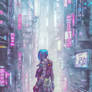 Cyber Vaporwave japanese Cyberpunk Anime Japan
