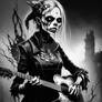 Zombie Scary artwork horror Horror rock Women Skel