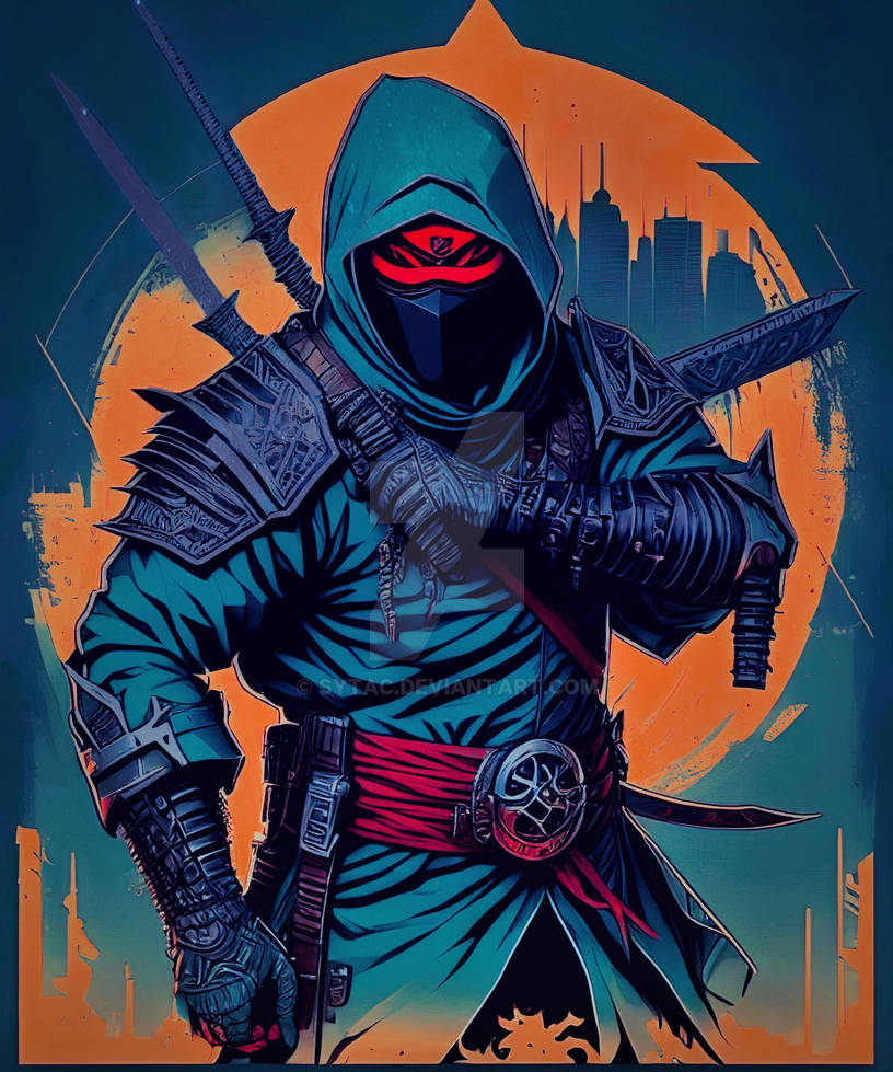 Fighter Samurai shadowy concept tech-assassin Sold by sytac on DeviantArt