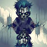 graphic Man Zombie Scary music Skeleton dark Horro