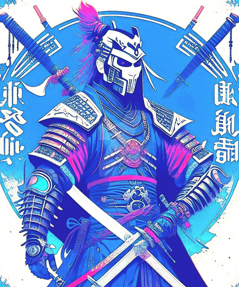 Ninja Manga Samurai Japanese Japan Warrior tech-as by sytacdesign on ...