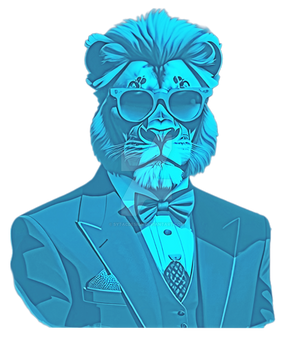 Sunglasses cool sleek lion Cool with glasses Anima