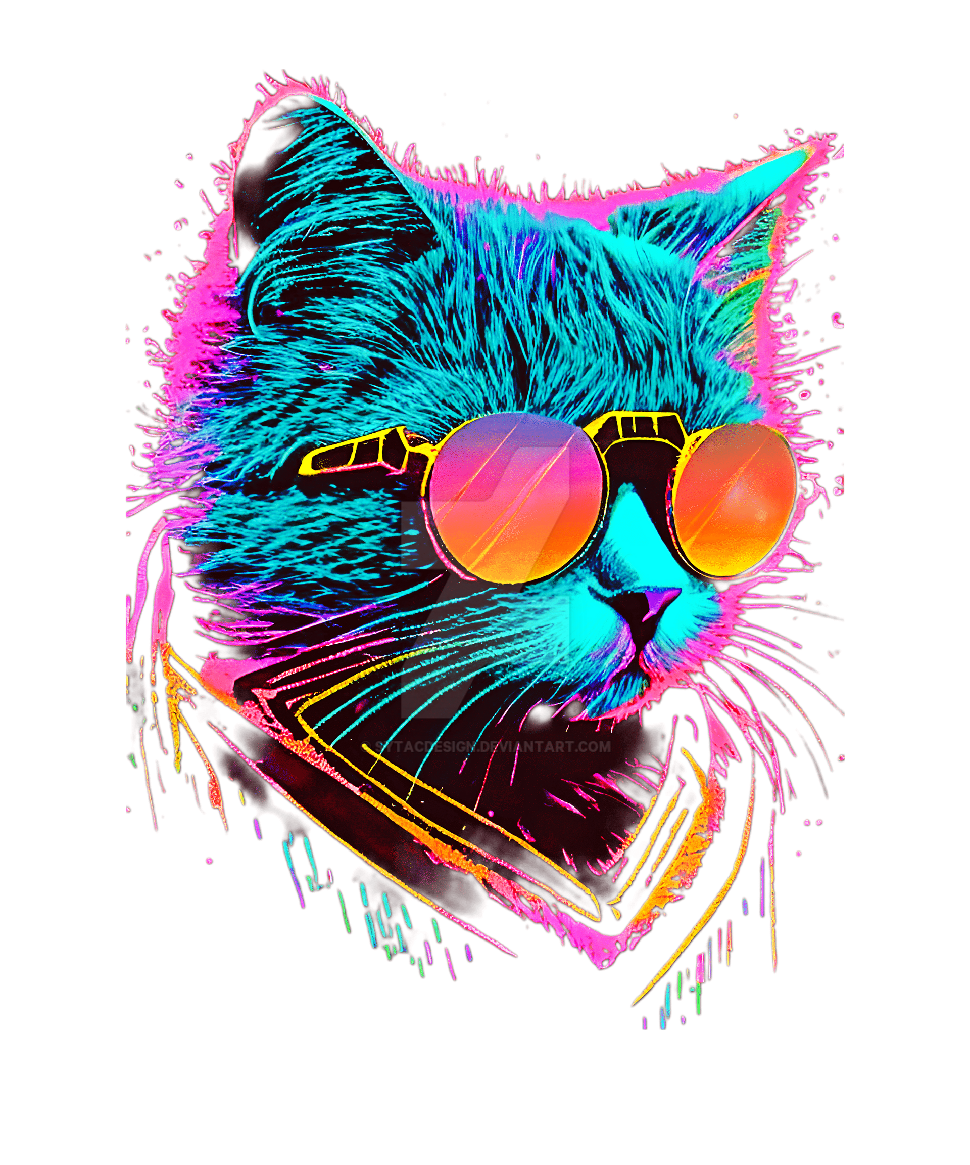 Hip Sunglasses Cool Cat Kitty lively by sytacdesign on DeviantArt