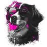 Dog dog dog basset Sunglasses Animal Cool Funny ho