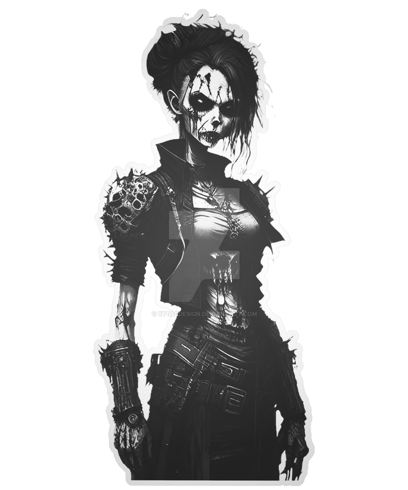 horror Women artwork Skeleton Scary rock Horror Zo by sytacdesign on ...