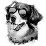 with sunglasses Dog Cool Funny Animal Sunglasses d