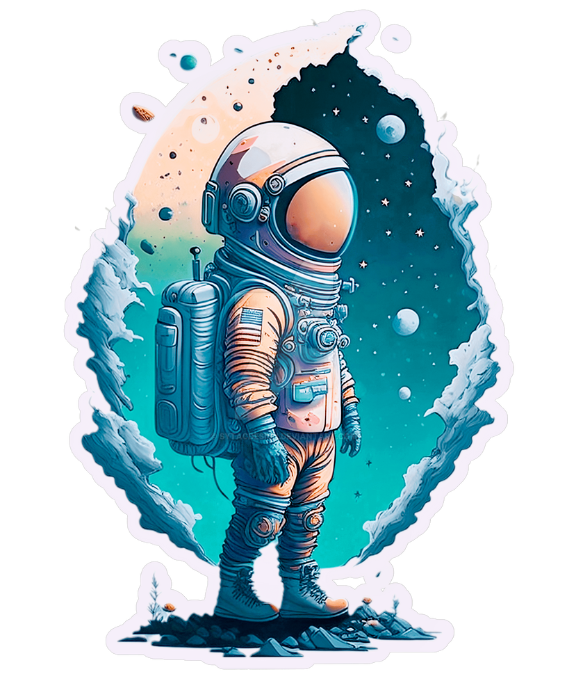 astronaut artwork Planets Astronaut Spacesuit Spac by sytacdesign on ...