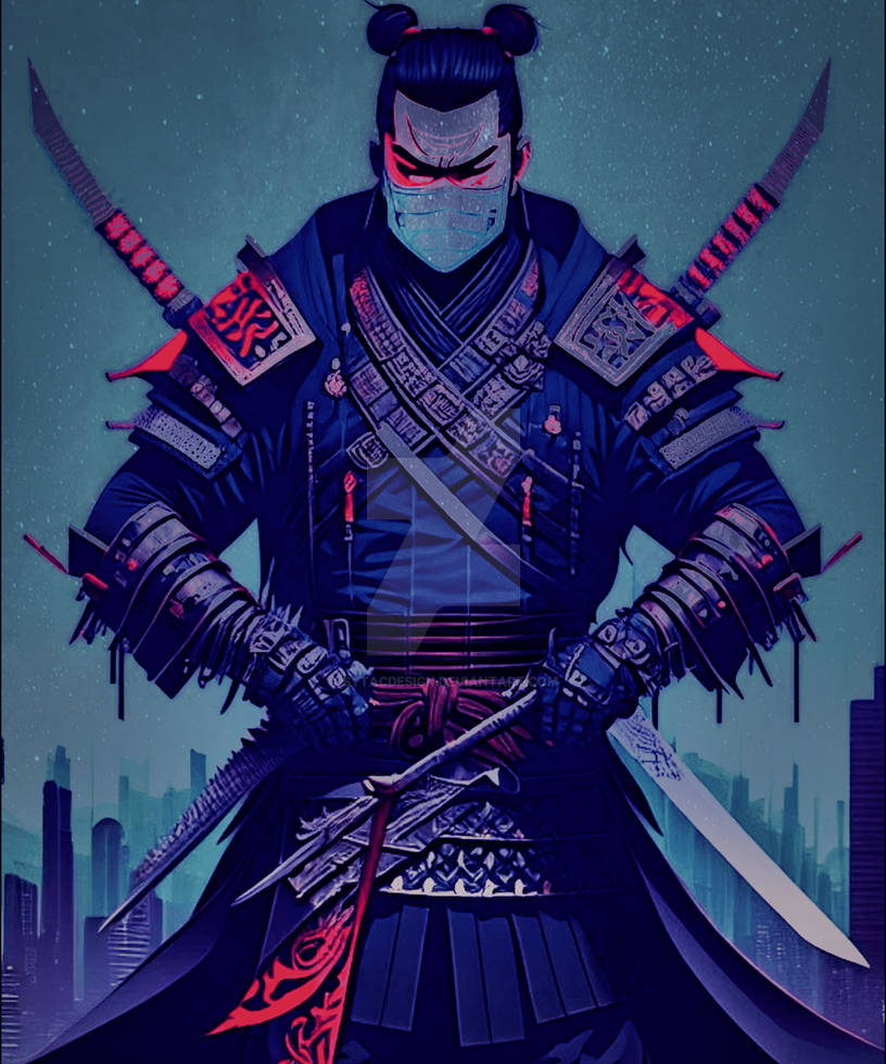 Manga Warrior Japanese Ninja Japan Samurai futuris by sytacdesign on ...