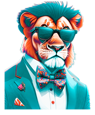 cool Sunglasses Cool suit Hipster and Funny in Cat