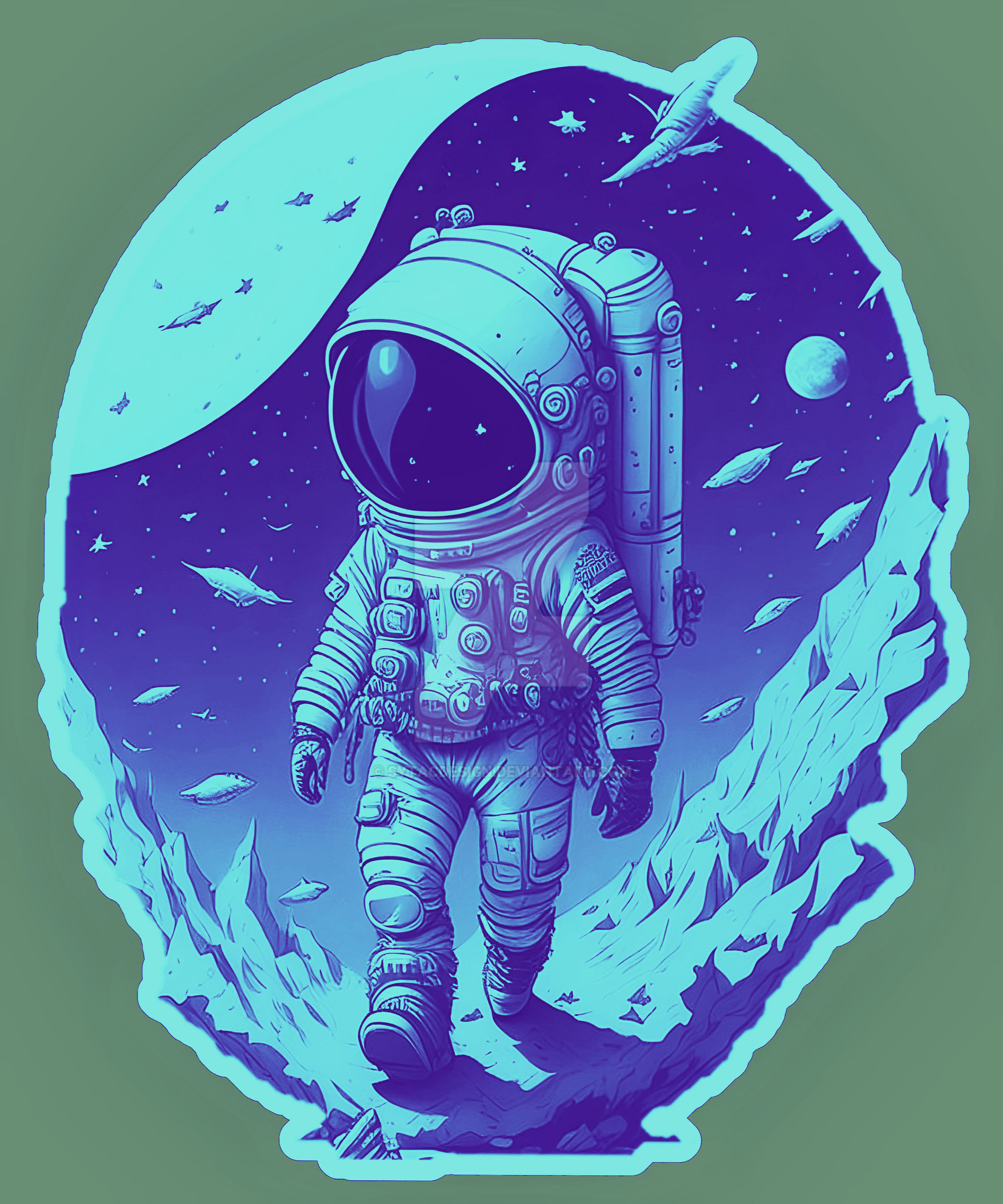 Astronaut Spacesuit space Planets exploration Spac by sytacdesign on ...