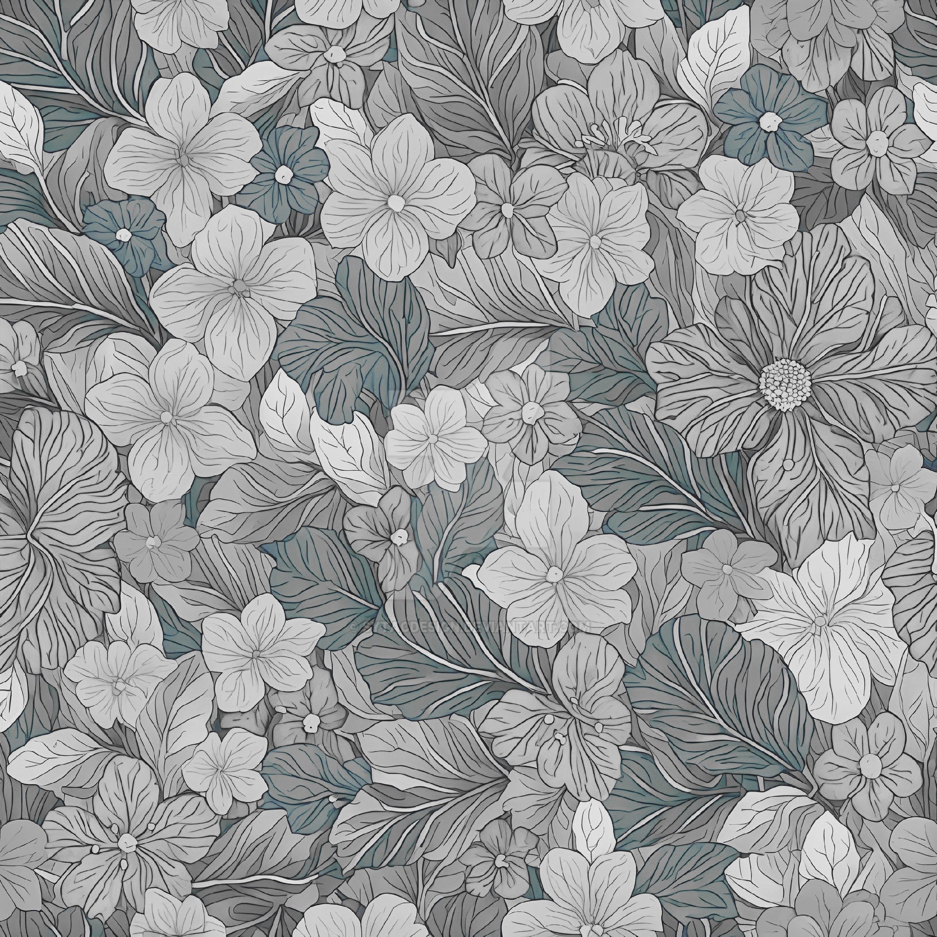 Seamless Floral Pattern Flowers Summer Daisy Flowe by sytacdesign on ...
