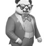 Suit Panda Bowtie CoIllustration Spacesuit Space P