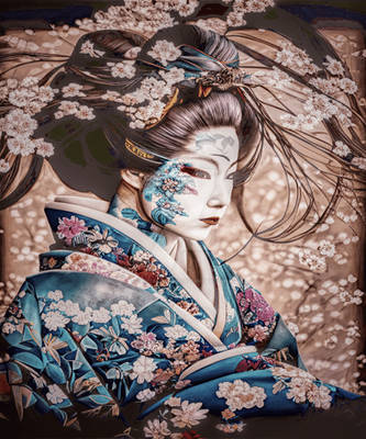 Japan Japanese Woman Geisha Anime Samurai