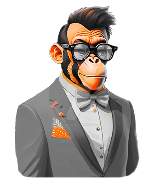 Monkey Ape Monkey Animal Fashion-forward Cool Funn