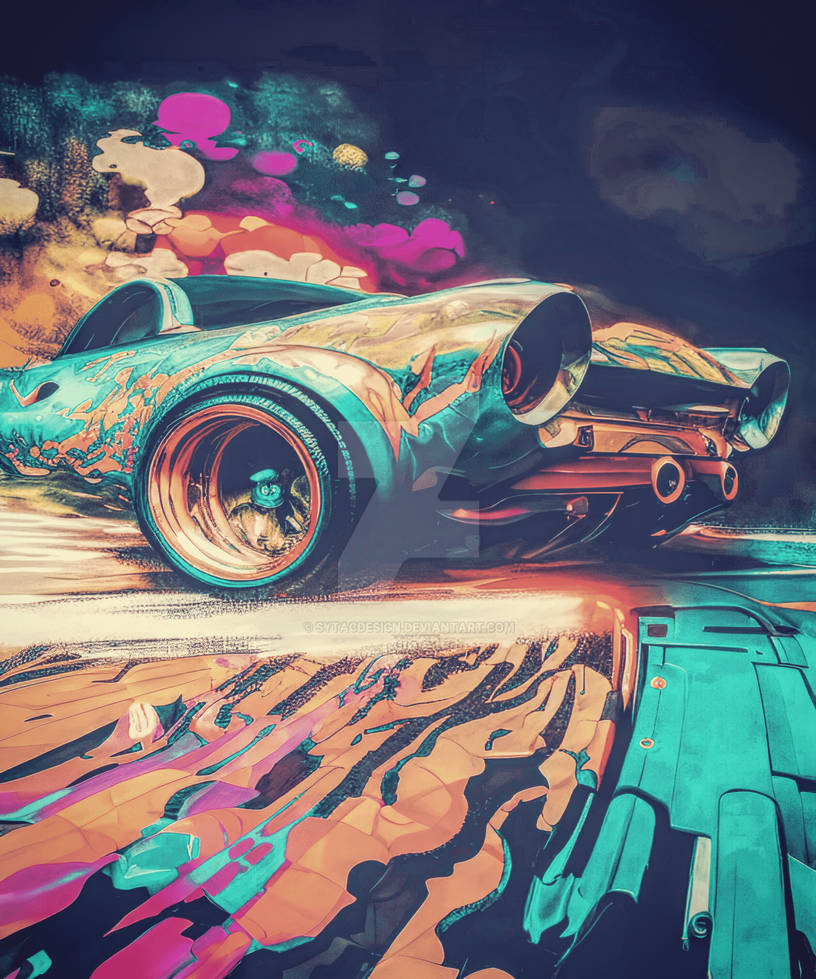 Vintage Car Retro Car Muscle Racing by sytacdesign on DeviantArt