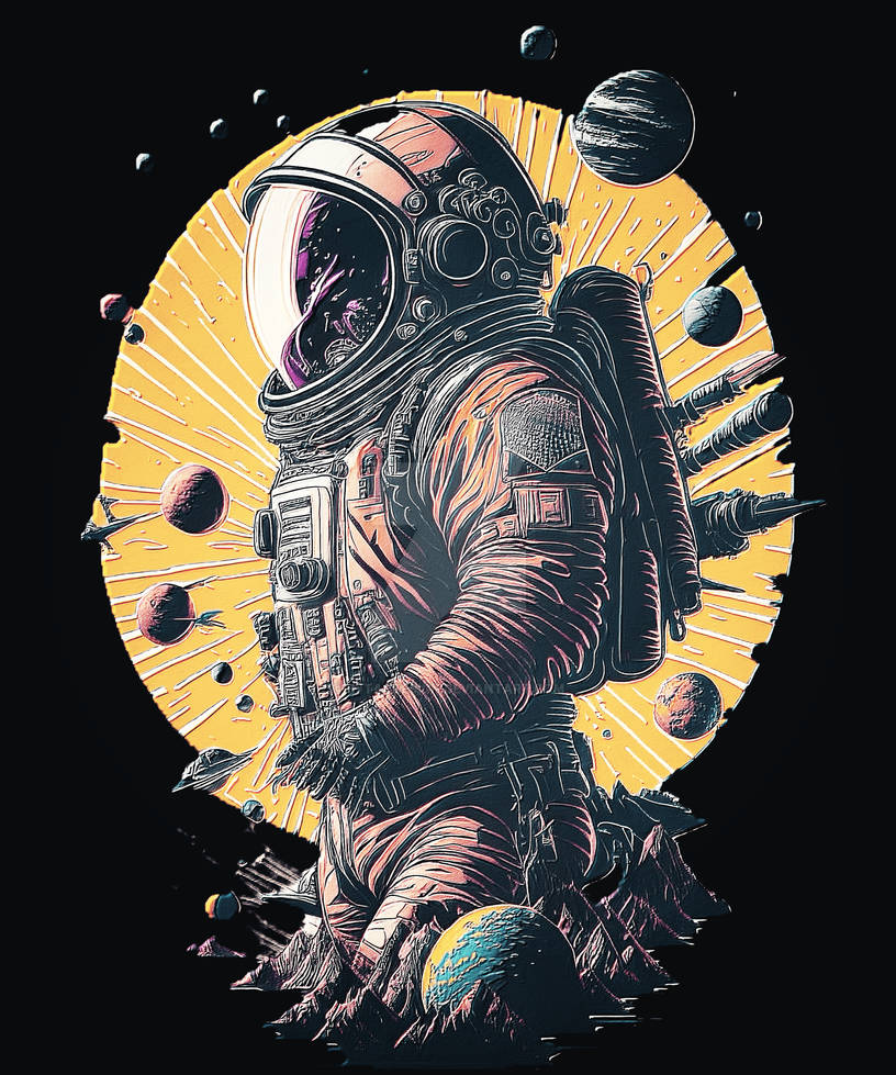 Astronautic Space Technology Planets Astronaut Spa by sytacdesign on ...