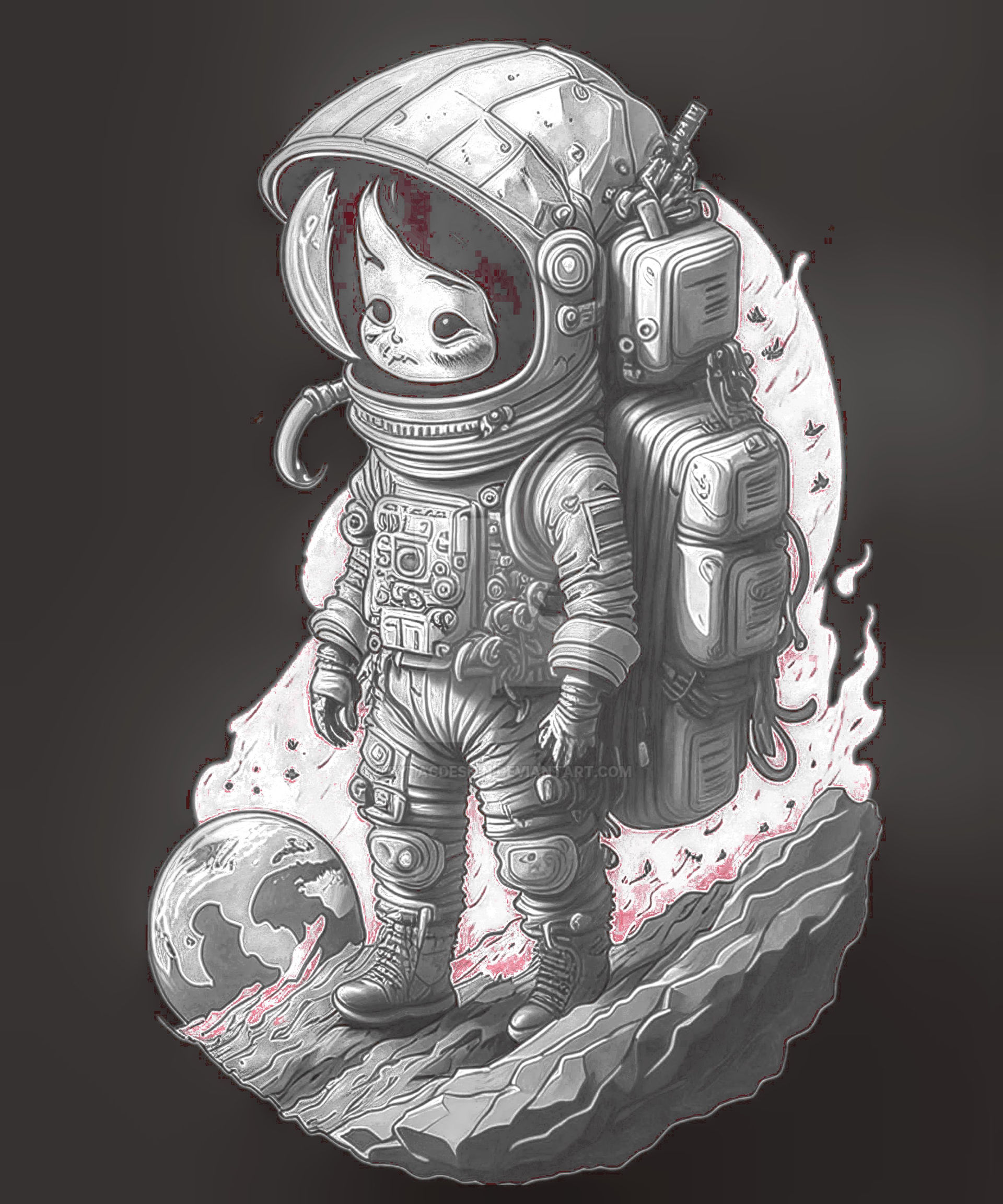 Astronaut Design Planets Spacesuit Space Astronaut by sytacdesign on ...