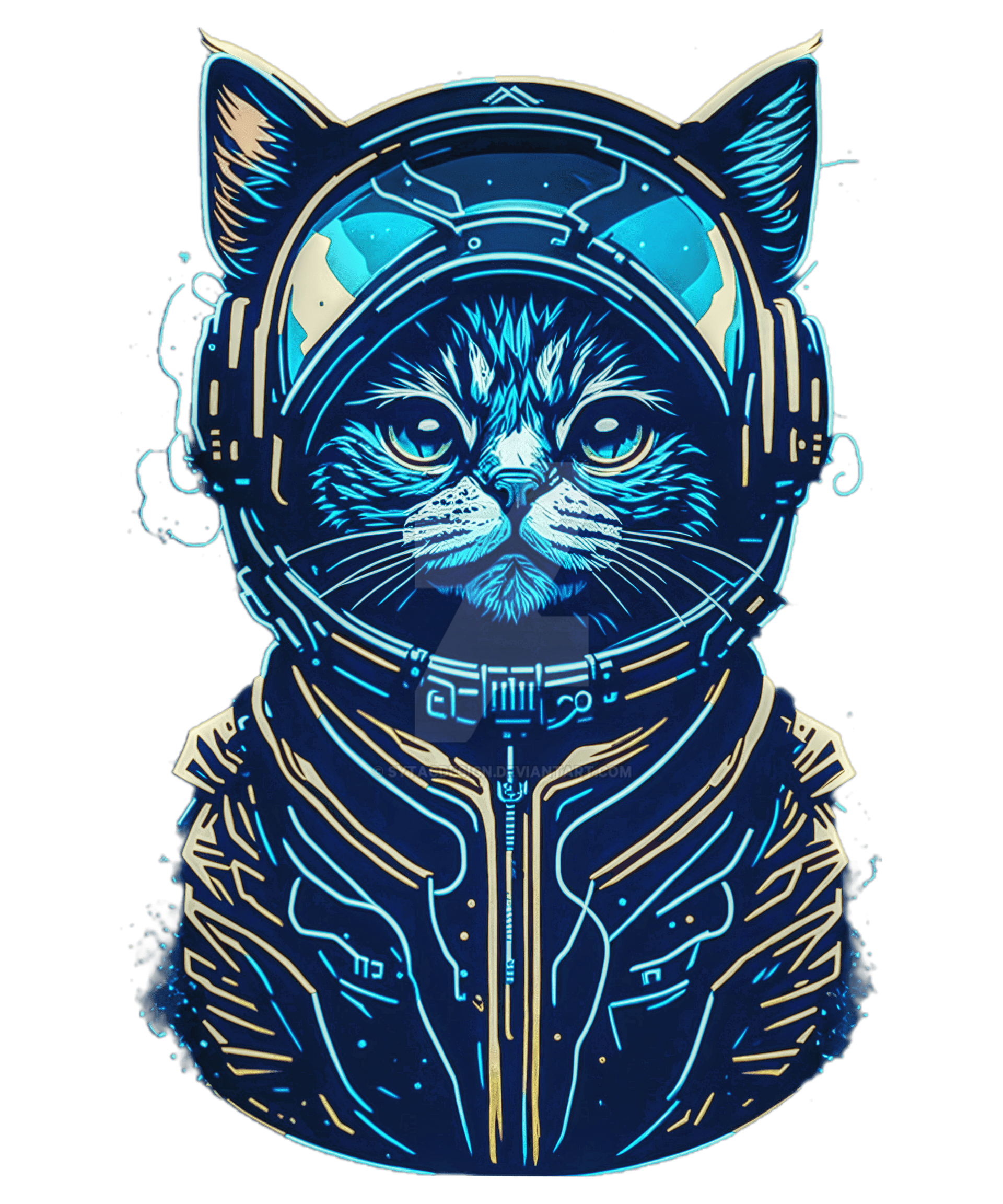 Possibilities Cats Astronaut Boundless Space Cat F by sytacdesign