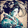 Geisha Japanese Japan Beautiful Samurai Anime