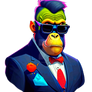 Monkey Cool Funny Fashion-forward Ape Monkey Anima