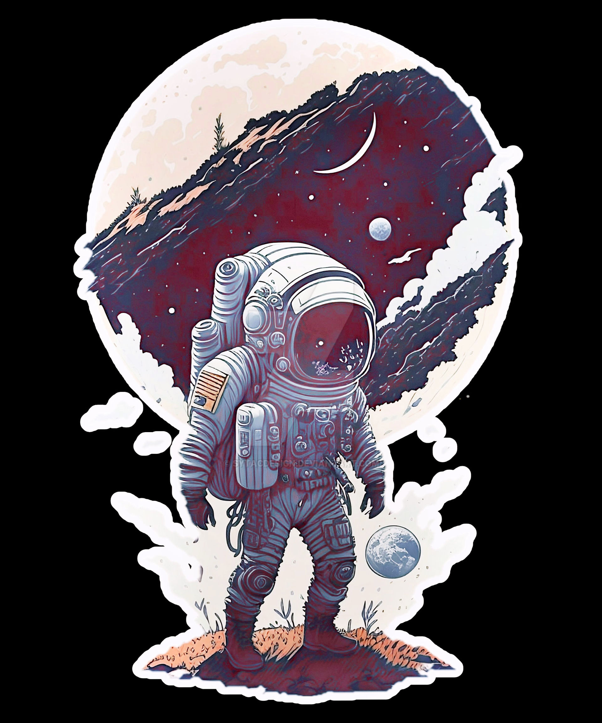 Astronaut Design Spacesuit Space Planets Astronaut by sytacdesign on ...