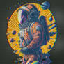 Graphic Spacesuit Planets Astronaut Space Astronau