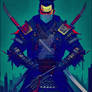 Warrior Cyber Japanese Design Manga Samurai Ninja