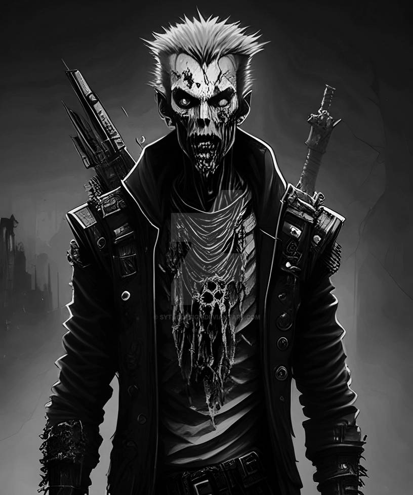 Skeleton Man Scary Skeleton Man Zombie Merchandise Horror Horro by sytacdesign on ...