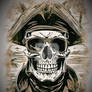 Skeleton Skull Crossbones Bones And Flag Pirate Sk