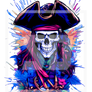 Skeleton Skull Pirate And Bones Crossbones Skull F