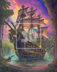 Pirateship Rigging Sea Ship And Ocean Masts Pirate