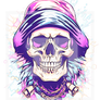 Crossbones Skeleton Skull And Flag Skull Pirate Bo