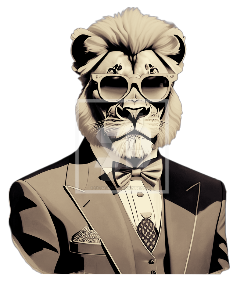 Sunglasses Animals In Cool Lion Formal Lion Cool W by sytacdesign on ...