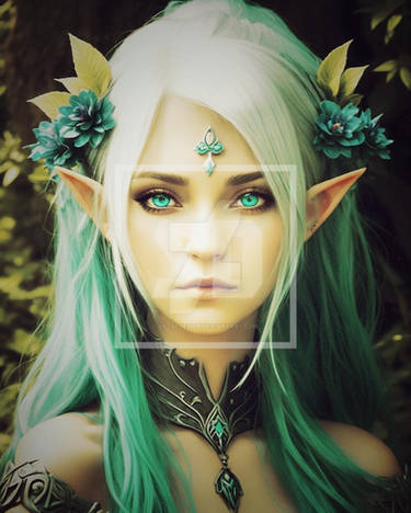 Magic Mysticism Woman Mythical Elf Fantasy Etherea