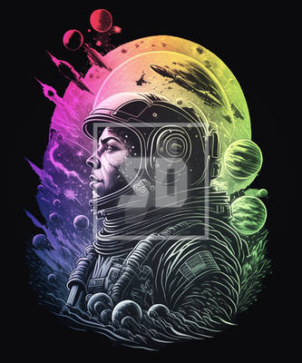 Space Intergalactic Spacesuit Adventure Astronaut