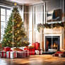 Festive Tree Present Christmas Tree Gift Christmas