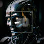 Industrial Science Machine Head Robot Cyborg Skull