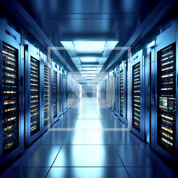 Server Rack Computer Infrastructure Room Data Data by sytacdesign on ...