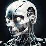 Skull Machine Science Cyborg Head Robot Industrial