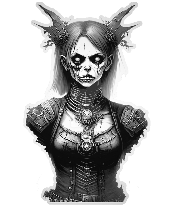 Deviantart Vendant Zombie Scary Women zombie Horror Zombie queen Skeleton po by sytacdesign on ...