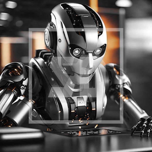 Android Computer Robots Intelligence Artificial Android Computer Robot Lap by sytacdesign on ...
