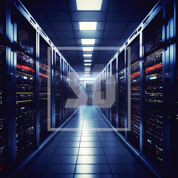 Rack Infrastructure Room Server Computer Data Data by sytacdesign on ...