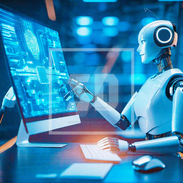 Android Computer Robots Android Robot Computer Intelligence Artificial Off by sytacdesign on ...