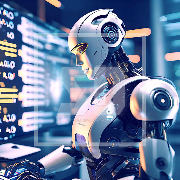 Android Computer Robots Computer Android Robot Artificial Intelligence Lap by sytacdesign on ...