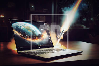 Laptop Notebook Computer Notebook Rocket Technolog