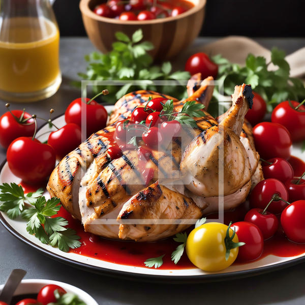 Cherry Tomatoes Rosemary And With Chicken Rice Roa by sytacdesign on ...