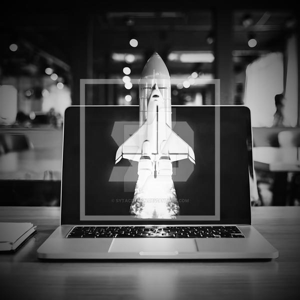 Computer Rocket Technology Laptop Workplace Notebo by sytacdesign on ...