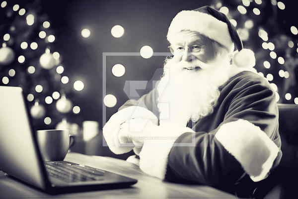 Computer Santa Claus Christmas Laptop Xmas Christm by sytacdesign on ...